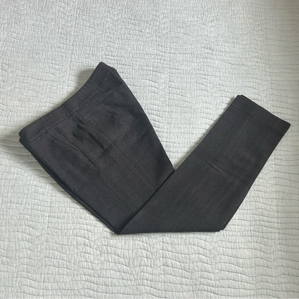 LOFT Women’s Marisa Charcoal Dress Pants - Sleek Tailored Style Ankle Length